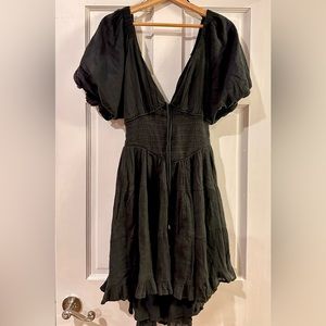 Brand New Black Free People Mini Dress